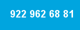 922 962 68 81 922 962 68 81
